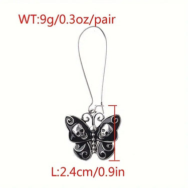 Gothic Butterfly Earrings